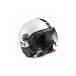 Casco Fighter Classic Bianco Nero
