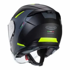 Casco Flyon II Boss Grigio Giallo Opaco