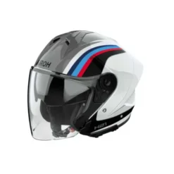 Casco H21 Arrow Bianco Blu Grigio