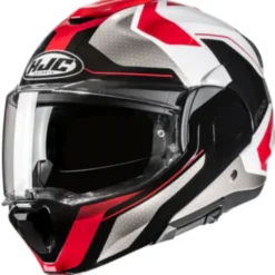 Casco HJC F100 Bios MC1 bianco rosso grigio