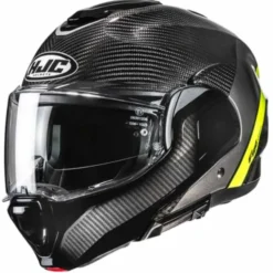 Casco HJC F100 Stan Carbonio Giallo MC3H