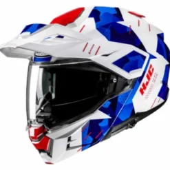 Casco HJC i80 Roki MC21 Bianco Blu Rosso