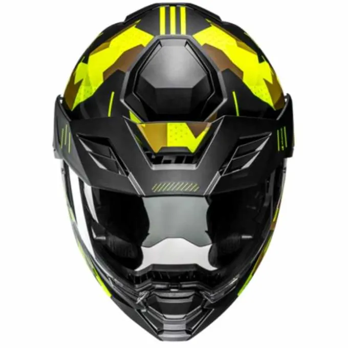 Casco HJC i80 Roki MC3HSF Nero Giallo Opaco