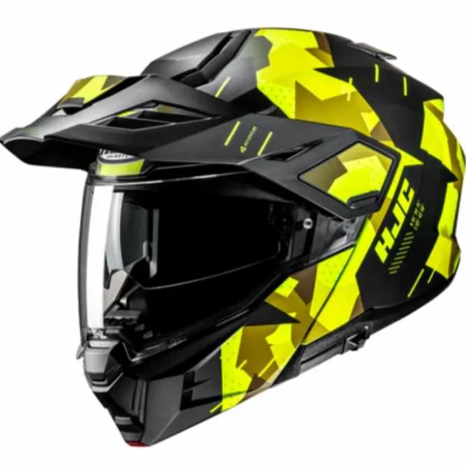 Casco HJC i80 Roki MC3HSF Nero Giallo Opaco