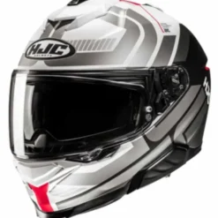 Casco I71 Viz MC1SF Grigio Bianco Rosso Opaco