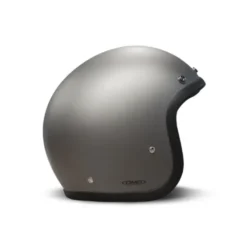 Casco Jet Retro Grigio Opaco