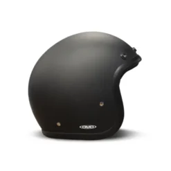 Casco Jet Retro Nero Opaco