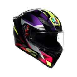 Casco K1 S E2206 Fastlap Nero Viola Rosa