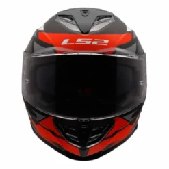 Casco LS2 FF818 Storm III Komai Nero Opaco Grigio Rosso