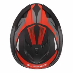 Casco LS2 FF818 Storm III Komai Nero Opaco Grigio Rosso