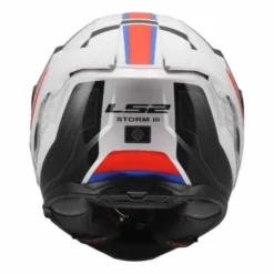 Casco LS2 FF818 Storm III Sporty Nero Bianco Blu Rosso