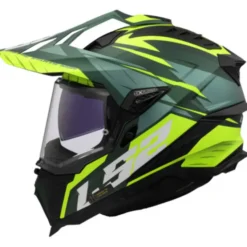 Casco LS2 MX701 Explorer Spire 06 verde giallo