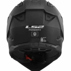 Casco LS2 MX702 Pioneer II Solid Nero Opaco