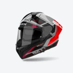 Casco Matryx Rocket Rosso Nero Grigio