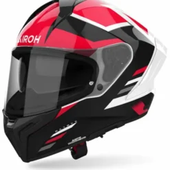 Casco Matryx Thron Rosso Bianco Nero