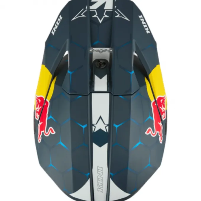 Casco MX3 1.0 Kini Redbull blu bianco