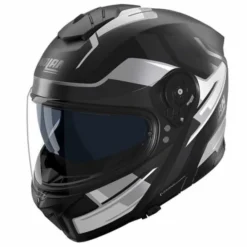 Casco N80-8 Classico N-Com Trittico Nero Bianco Antracite Opaco