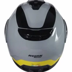 Casco N100-6 Incognito N-com Grigio Giallo