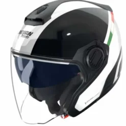 Casco N40-5 06 Integro Nero Bianco Italia