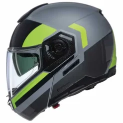 Casco N90-3 06 Roboto N-com Grigio Giallo