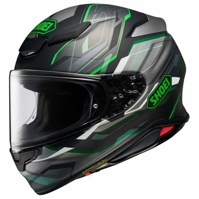 Casco Nxr 2 Capriccio TC4 Nero Opaco Verde