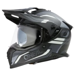 Casco O'Neal A-SRS Spike V25 Nero Bianco Opaco