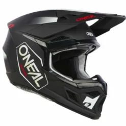 Casco O'neal 3Srs Hexx V24 Nero Opaco Rosso