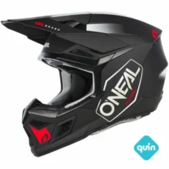 Casco O'neal 3Srs Hexx V24 Nero Opaco Rosso