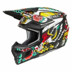 Casco O'neal 3Srs Inked V25 Multicolor Opaco