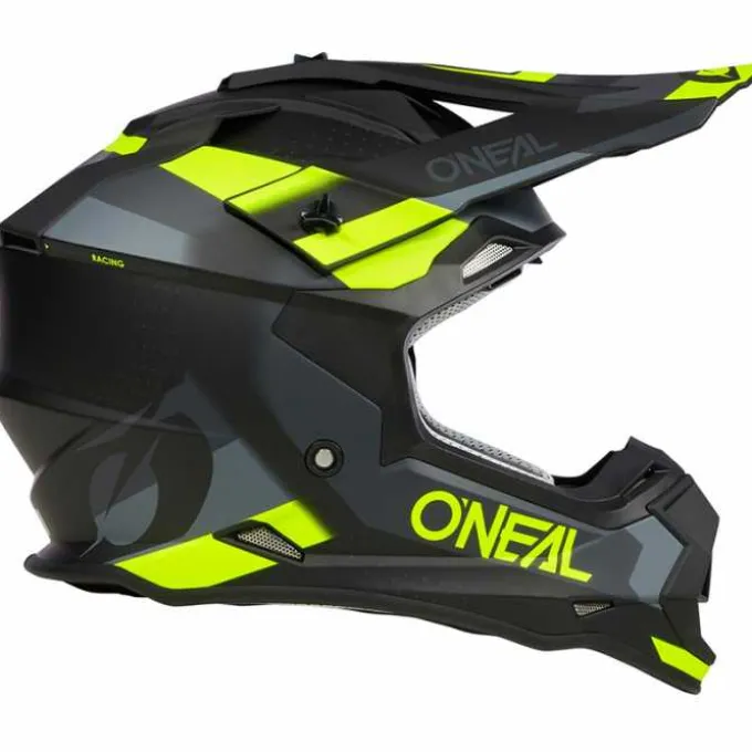 Casco O'neal 2Srs Spyde V.23 Grigio Giallo Opaco