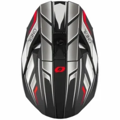 Casco O'neal 3Srs Vertical V24 Nero Opaco Bianco