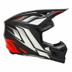 Casco O'neal 3Srs Vertical V24 Nero Opaco Bianco