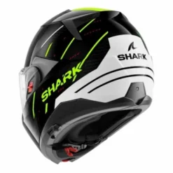 Casco Oxo Rydger Nero Bianco Giallo Fluo