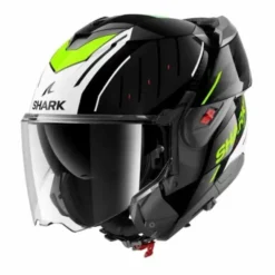 Casco Oxo Rydger Nero Bianco Giallo Fluo