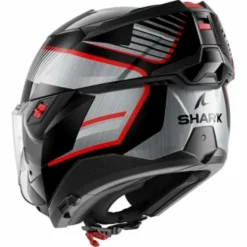 Casco Oxo Sikter Nero Cromo Rosso