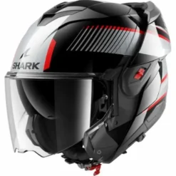 Casco Oxo Sikter Nero Cromo Rosso