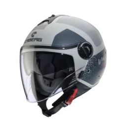 Casco Riviera V4 X Alpha Sabbia Opaco Antracite Grigio