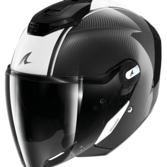 Casco RS JET Carbon Skin Carbonio Bianco