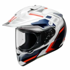 Casco Shoei Hornet ADV 06 Invigorate TC10 Bianco Blu Rosso