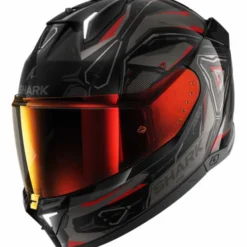 Casco Skwal I3 Linik Rosso Antracite