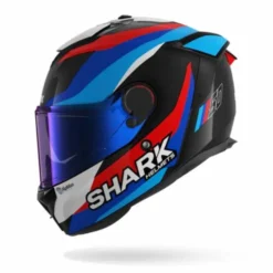 Casco Spartan GT Pro Carbon Guintoli Bianco Rosso Blu