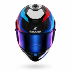 Casco Spartan GT Pro Carbon Guintoli Bianco Rosso Blu