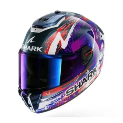 Casco Spartan RS Carbon Zarco Signature Carbonio Bianco Viola