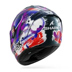 Casco Spartan RS Carbon Zarco Signature Carbonio Bianco Viola