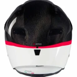 Casco X-804 RS Ultra Carbon D.O.C. Carbonio Bianco Rosso
