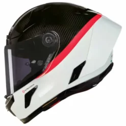 Casco X-804 RS Ultra Carbon D.O.C. Carbonio Bianco Rosso