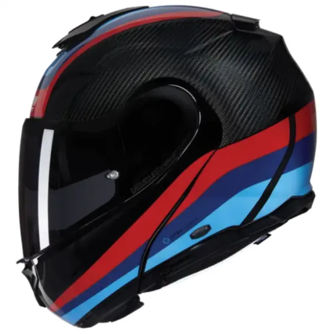 Casco X-1005 06 Ultra Carbon Gran Tour Carbonio Blu Rosso