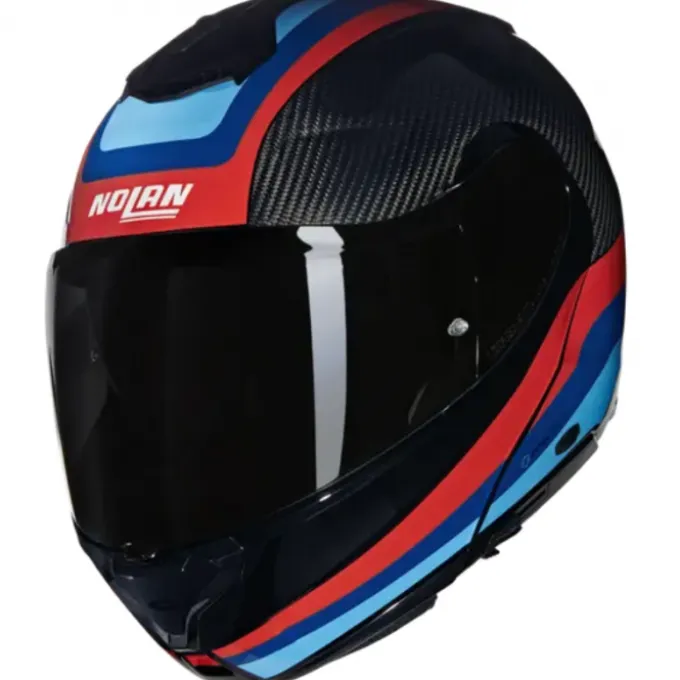 Casco X-1005 06 Ultra Carbon Gran Tour Carbonio Blu Rosso