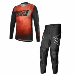 Completo Mx Outrun Rosso Nero
