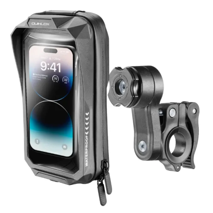 Custodia Waterproof con Supporto per Manubrio Quiklox